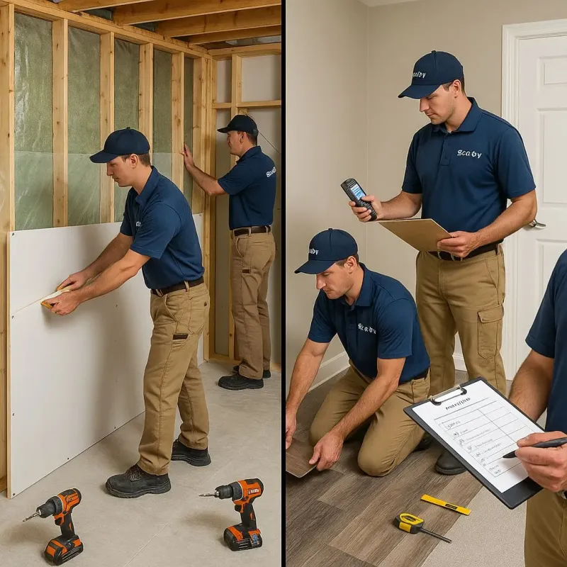 Repairs and Reconstruction process in Del Mar, CA